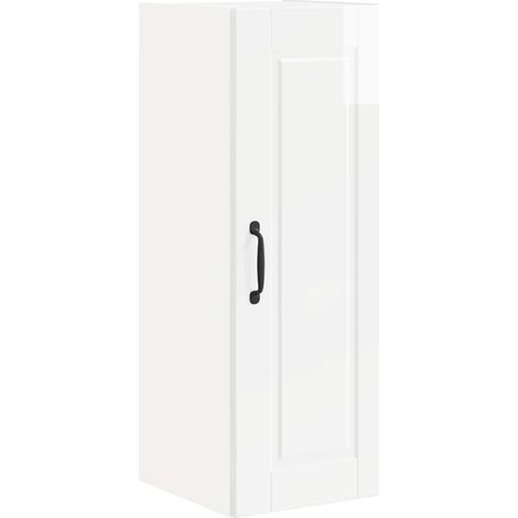 Maison Exclusive - Armadietto a muro PORTO Bianco Lucido 30 x 31 x 80 cm