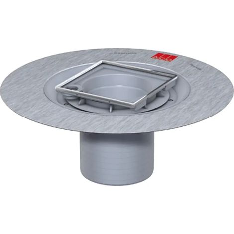 ACO Easy-Flow Rehausse/Minces couches 149x149/ K3/ Cadre V2A/Grilles design, 5141.48.00