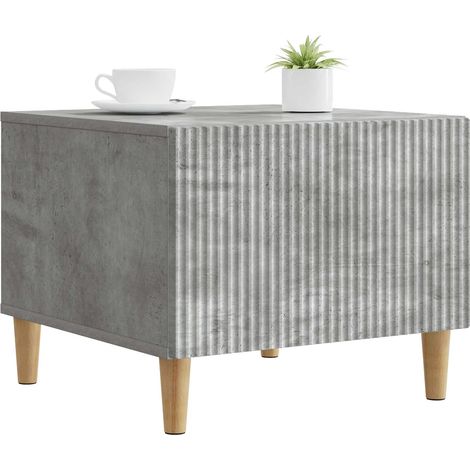 Maison Exclusive - Couchtisch Betongrau 49 x 50 x 40 cm Holzwerks