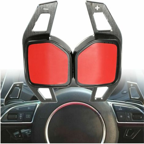 1 paire de palette d'extension de volant de changement de vitesse pour Audi A1 A3 A4 A6 A7 A8 Q5 Q7 TT R8 (1/5)