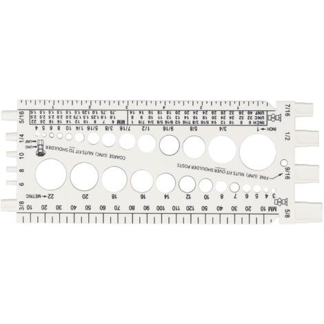 DEESSE SHOP-Écrou intégré ScrewFastner Mesure de Construction Précise et Robuste pour le Rapide, Idéal pour les Boîtes à Outils Portables (WHITE) (1/5)