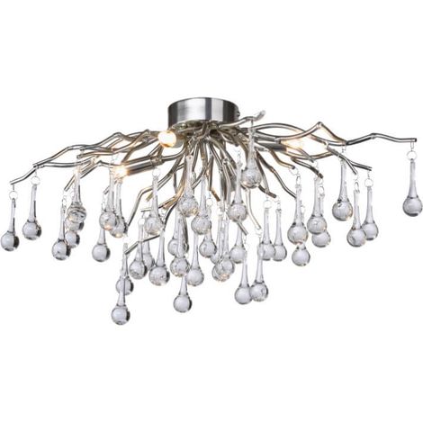 Lustre Icicle métal 60cm - 8090-55