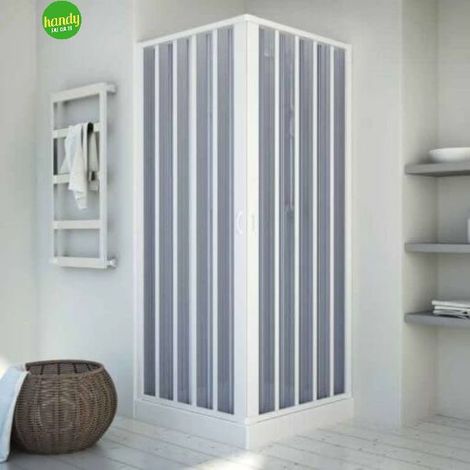 Forte - Box Doccia Kappa 75-55 / 90-75 Angolare A Soffietto - Apertura Angolare A Due Porte - Altezza 188 Cm - Serie Colibri - Articolo: Bp101 (1/3)