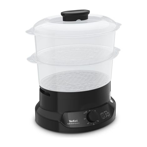 Tefal Vaporiera VC139810 Nero 800 W Capacità 6 L Numero di cestelli 2 (1/3)