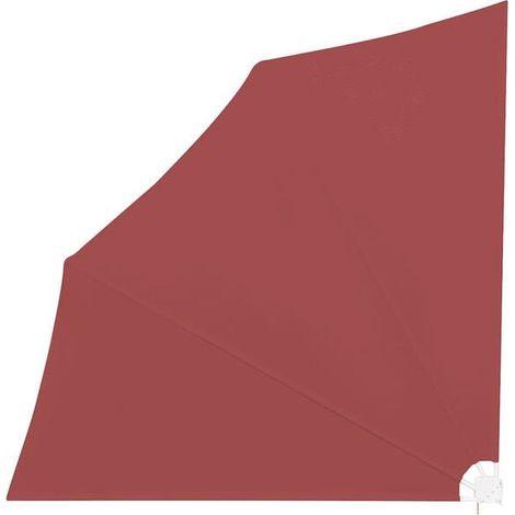 Store latéral pliant pour balcon, couleur terre cuite, 140 x 140 cm (1/5)
