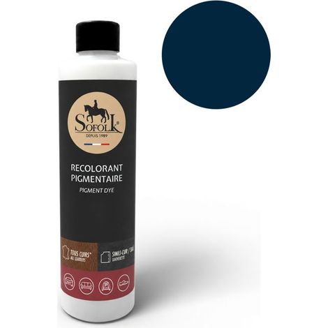 Peinture Cuir/Simili-Cuir (125ml, RAL 5011) - SOFOLK - Entretien pour Siège et Volant de Voiture, Canapé, Chaussure (1/5)
