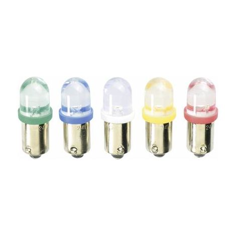 Barthelme 59092311 Voyant de signalisation LED rouge BA9S 230 V/DC, 230 V/AC (1/2)
