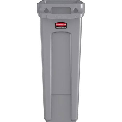 RUBBERMAID Wertstoffsammler 87l H762xB279xT558mm grau m.Lüftungskanälen - FG354060GRAY