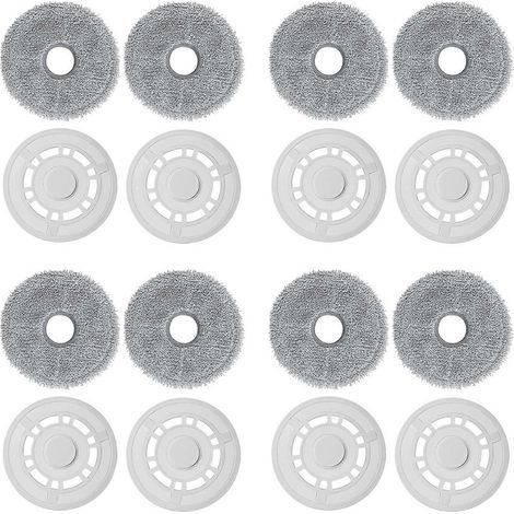 Lot de 8 lingettes de nettoyage avec plaques pour balai Dreame L10 Ultra / L10S Pro / L10S Ultra / L10S Pro Ultra / L10 Prime (1/5)
