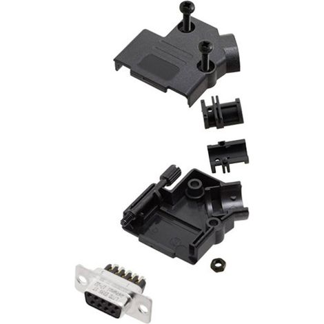 Amphenol L17D45PK-P-09-L77DE09SST KIT connettori femmina SUB-D 45 ° Numero Poli (num): 9 A vite 1 pz.