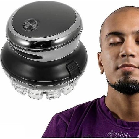 Tondeuse à cheveux électrique portable avec rotation à 360° pour hommes, idéale pour les crânes raides et chauves. Étanche IPX6, batterie 1500 mAh. (1/5)