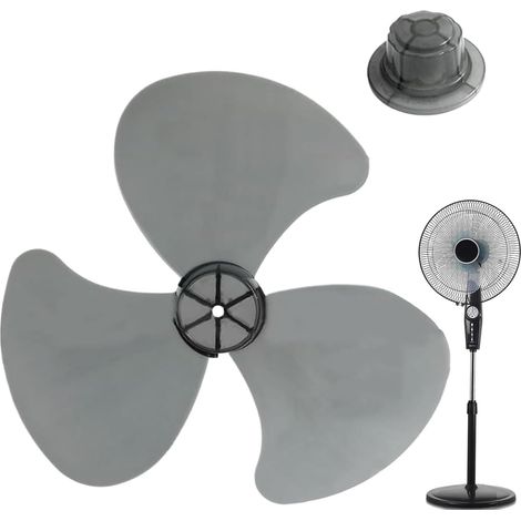 Hélice de Ventilateur,Pales de Ventilateur 3 Pales Pièces de Rechange - Pièces Rafraîchissantes Pour Maison Intérieur Extérieur Ventilateur Sur Pied Sol RV