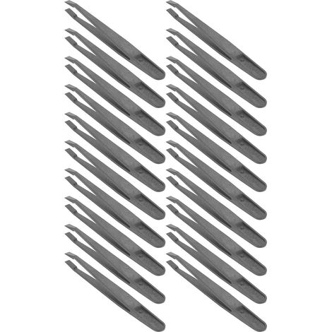 20 Piece Industrial Tweezers Plastic Carbon Static Fiber Piece Tools