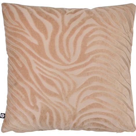 Cuscino in lino beige tigris 40x40cm - Atmosphera créateur d'intérieur
