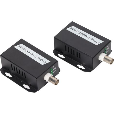 Lot de 2 Extendeurs IP Ethernet, dissipation thermique efficace, communication bidirectionnelle stable, taille compacte, adaptateur réseau fiable (1/5)