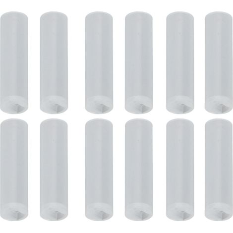 Entretoise Nylon 150 pièces, rond, 3mm intérieur 4mm extérieur 15mm hauteur, kit fixation visserie, entretoises hexagonales pour montage, lot de 150 (1/5)