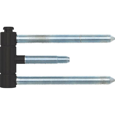 Steckband 3-teilig 18 mm, brandschutztauglich, Stahl schwarz
