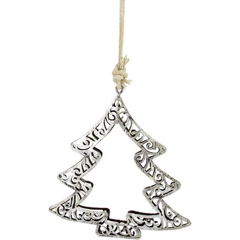 Décoration de sapin de Noël, pendentif en métal pour décoration de Noël