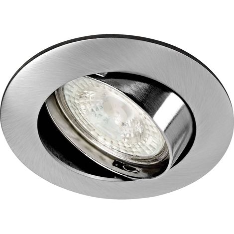 LUNAR LED Encastré GU10 nickel a/lpe LED 4W 3000K 500lm incl ARIC 51119 (1/4)