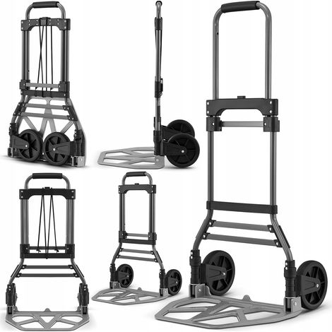 Carro de mano plegable plano para transportar Miller plegable de hasta 150 kg. (1/5)
