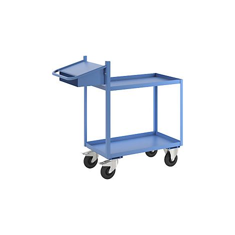 Carro auxiliar de montaje  con fondos de cubeta  panel para