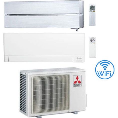 Climatizzatore Condizionatore Mitsubishi Kirigamine Style Bianco più MSZ-AY Wifi Dual Split R32 Inverter 9000 + 12000 BTU con U.E. MXZ-2F53VF NOVITÁ Classe A+++/A++ (1/5)