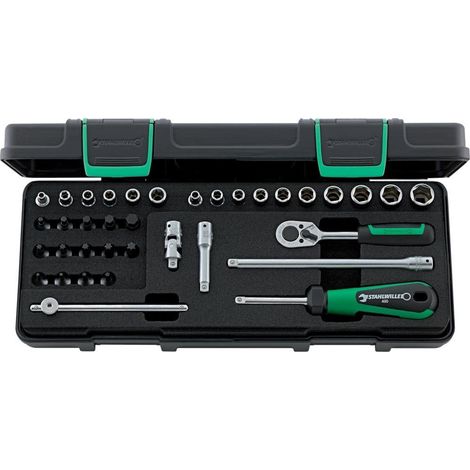 Stahlwille Coffret de douilles 88TX 36 pièces 1/4″ SW 5-13 mm Nombre de dents 22 6 pans - 98819801 (1/5)