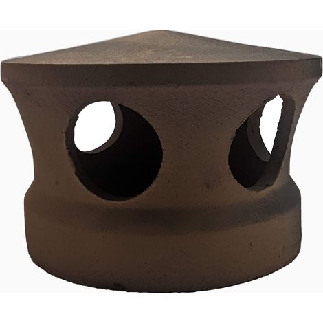 Lanterne rose-noir Chapeau Ventilation tuile douille Passage d 150 mm (1/4)