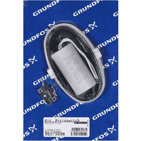 GRUNDFOS Ricambio Kit Interruttore a bilanciere Kit riparazione Interruttore a bilanciere SOLOLIFT+WC, 96575698