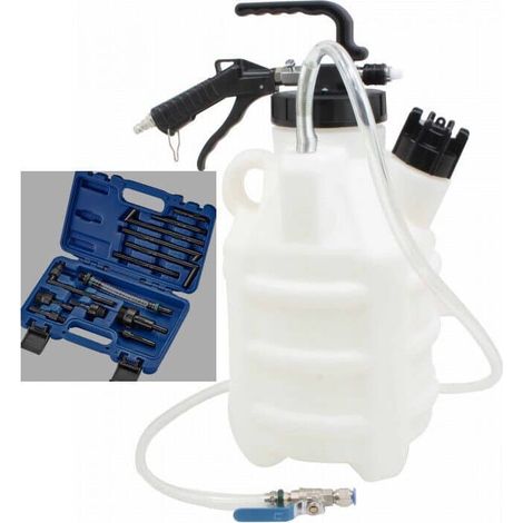 POMPA TRAVASO ARIA PNEUMATICA 10L OLIO CAMBIO AUTOMATICO TRASMISSIONE 13P 139SA (1/3)