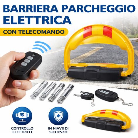 Dissuasore pieghevole in acciaio elettrico con il motore e telecomando (1/5)