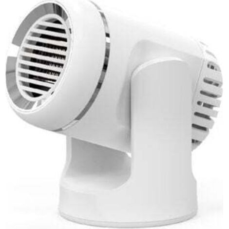 12V 130W Car Electric Heater, Portable Electric Heater Fan, Windshield Dryer, Defogger, Defroster for Car, Black/White (1/4)