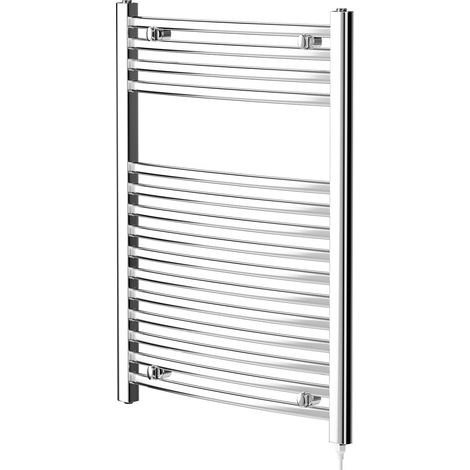 Columbus Chrome 800mm x 600mm Electric Heated Towel Rail (1/5)
