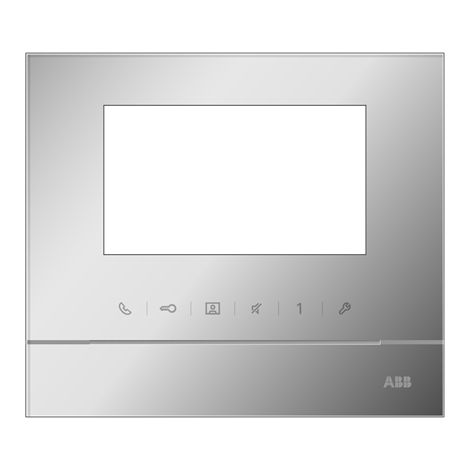 Welcome M Face Avant pour Ecran 4.3-Argent 2TMA210050S0002 ABB 52311FC-S