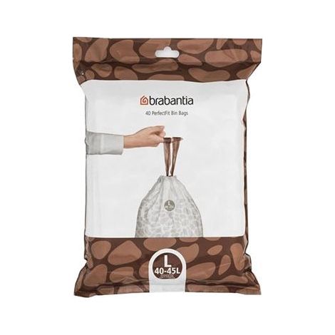 Brabantia PerfectFit sacs poubelles blanc 40 pièces (1/3)