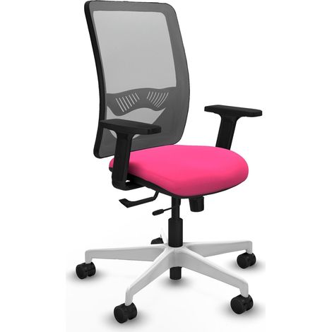 Sedia piqueras y crespo Zulema pelle sintetica rosa ergonomica (1/2)
