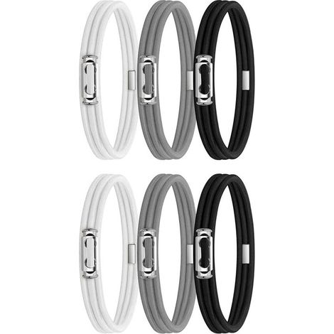 Lotto di 6 tenditori cestino, corde elastiche, che può essere regolato per grandi bidoni, compatibile con bidoni da 8 a 33 litri, elementi di fissaggio multi-purpose (1/5)