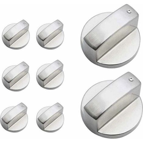 Bouton de Poêle, XU,8Pièces Boutons Cuisinière à Alliage Cuisine Rotatif Universel Locks Interrupteur Surface Cuisson Contro - KZQ