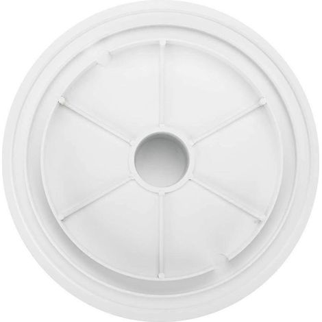 Plaque d'aspiration de skimmer de 8 pouces pour skimmers S15 et S20, couvercle de skimmer de rechange pour piscines enterrées et piscines (1/5)