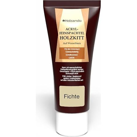 Acrylic Wood Sealant, Fine Wood Sealant for Wood, OSB and Walls 110, 250g Tube (1/5)