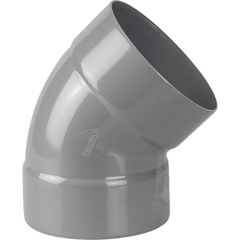 Gomito pvc wavin 3026063 doppia femmina 45 gradi