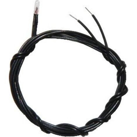 BELI-BECO W3/8 Lampadina a incandescenza subminiaturizzata 3 V 0.05 W con cavo Trasparente 1 pz.