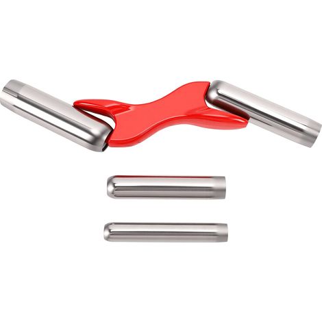 Truelle à jointoyer en acier inoxydable pour maçonnerie, 4 tailles : 1/2, 5/8, 3/4 et 7/8 pouce, pour le jointoiement de briques et la réparation de murs, rouge. (1/5)