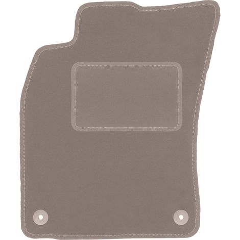 Alfombrilla de conductor beige para Audi A6 C6 FL sedán, familiar, avant (2006-2011)