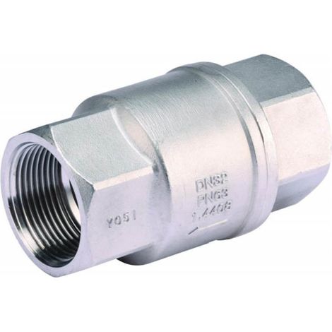 Clapet de retenue toutes positions Inox PN63 FF 1/4" (8/13) - Sferaco