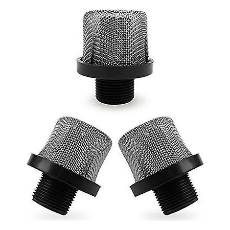 Lot de 3 filtres d'entrée pour pulvérisateur de peinture sans air Magnum X5 LTS15 X7 LTS17 (1/4)