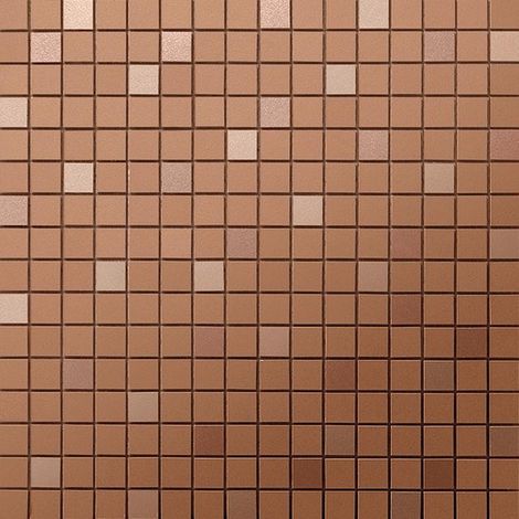 Mosaïque effet Enduit Ocre Brun 1,7x1,7 cm Quadra 30,5x30,5x0,85 cm Mat Calviro - Mur intérieur (vendu par carton de 0,558 m²) - RO'MA CARRELAGE