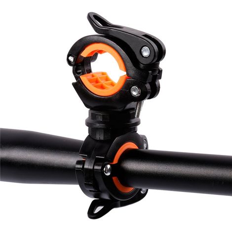 360° drehbare Fahrradlichthalterung, Fahrradtaschenlampenhalter, LED-Fahrradlichthalterung, Mountainbike-Taschenlampenclip, Montagezubehör