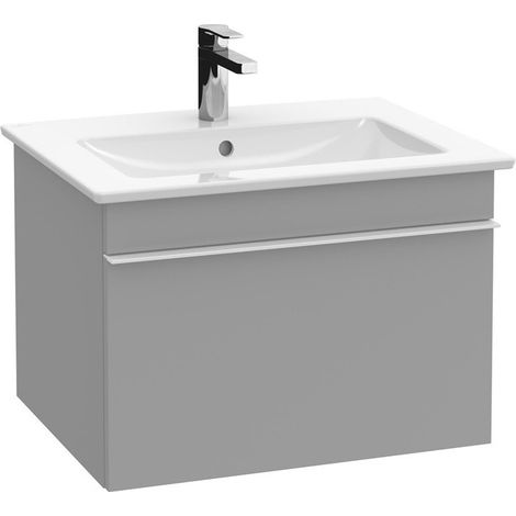 Mobile lavabo, 553 x 420 x 502 mm, modello sospeso, legno Olmo Impresso