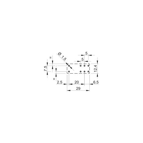 Relais circuit imprimé 2RT 8A 24V AC AgNi FINDER 405280240000PAC